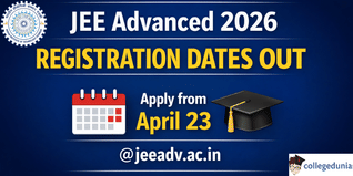 JEE Advanced 2026 Registration Dates Out @jeeadv.ac.in; Applications Open from April 23